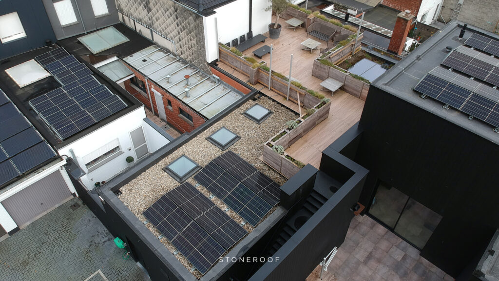 Rooftop terras keramische tegels